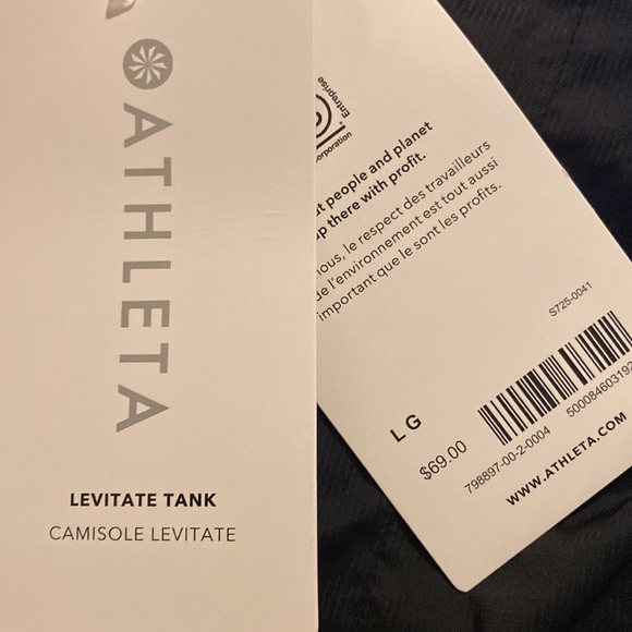 Athleta Levitate Run Tank // Black - Picture 6 of 11